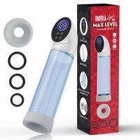 Automatic MXL2 - Ekstra Büyük Hazneli 9 Emiş Modlu Dijital Ekranlı Profesyonel Otomatik Penis Pompası