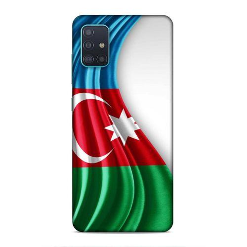 Samsung Galaxy A51 Uyumlu Kılıf Azarbaijan (21) Koruyucu Kapak Bayrak