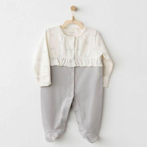 Andywawa Andywawa AC26255 Baby Bow Bliss Tulum Ecru Grey