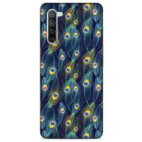 Oppo Reno 3 Pro 5g Kılıf Desenli Özel Seri Tüyler (10) Full Koruma Kılıfı