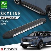 S-Dizayn Peugeot 5008 2 Skyline Krom Yan Basamak 203 Cm 2017-2023 A+ Kalite