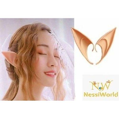 Yumuşak Malzemeden İmal Lateks Elf Kulağı 1 Çift 10x5 cm