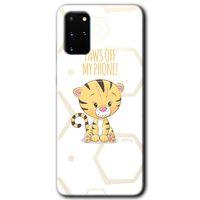 Samsung Galaxy S20 Plus HD Baskılı Kılıf + 9D Tam Ekran Koruyucu - Sevimli Kedi 1