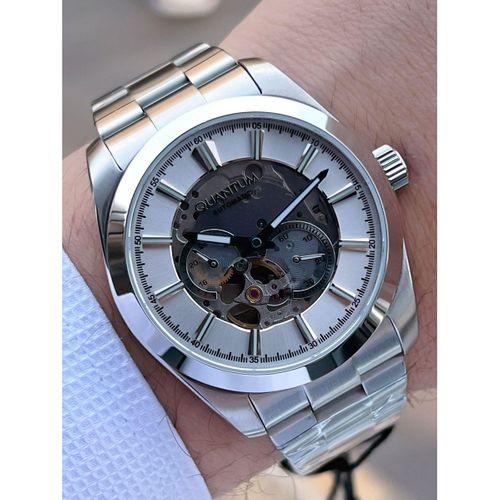 Quantum Otomatik Mekanizma Sapphire Cizilmez Cam Çelik Kordon 10 Atm Erkek Kol Saat EMG.1132.340