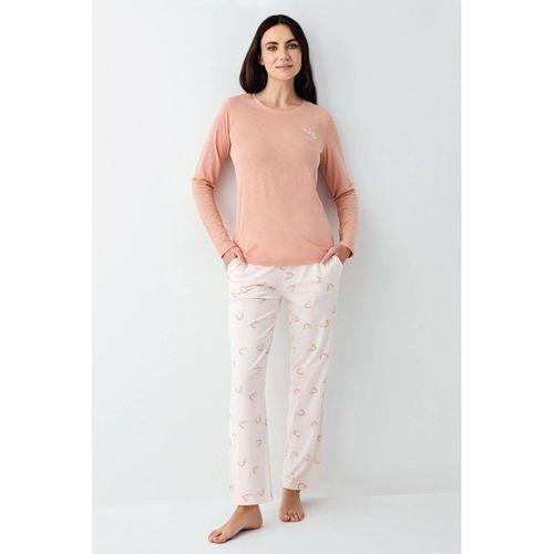 Pierre Cardin 9061-s Kadın Uzun Kol Pijama Takım