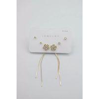 Çoklu Set Küpe - Altın