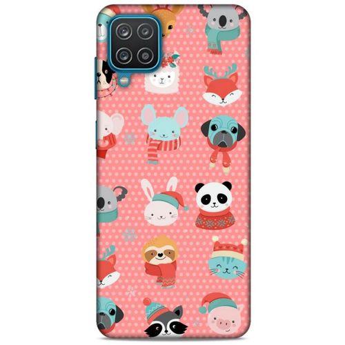 Lopard Samsung Galaxy A12 Uyumlu Kılıf Animax (81) TPU Kılıf