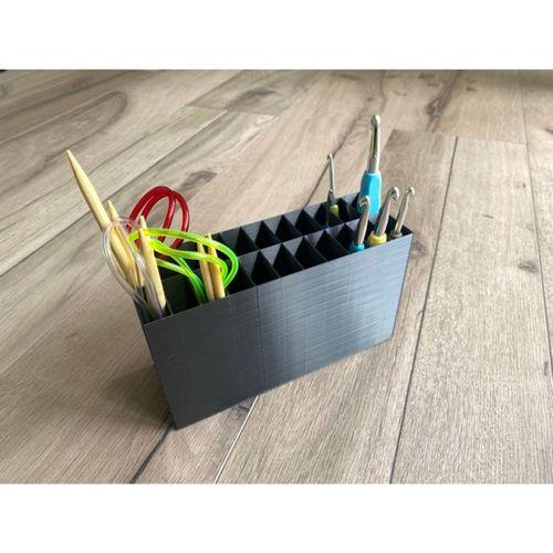 Örgü Şişi Tutucu Saklama Kutusu 3D Baskı