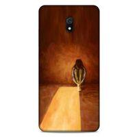 Xiaomi Redmi 8A Kılıf Depresyon (47) Crystal Flex Kılıf Siyah Kırmızı