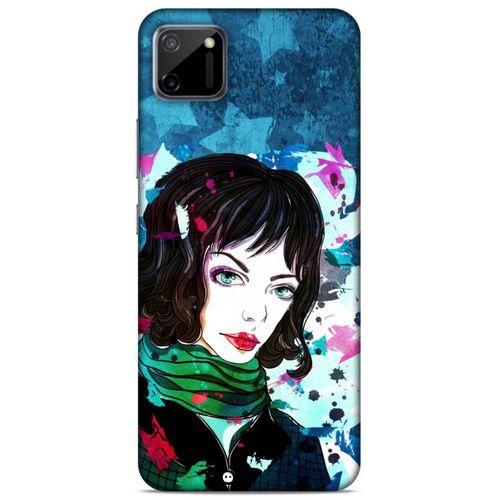 Lopard Oppo Realme C11 Uyumlu Kılıf Sürreal Yüzler ♀ (23) Ultra Koruma Kılıfı Baskılı