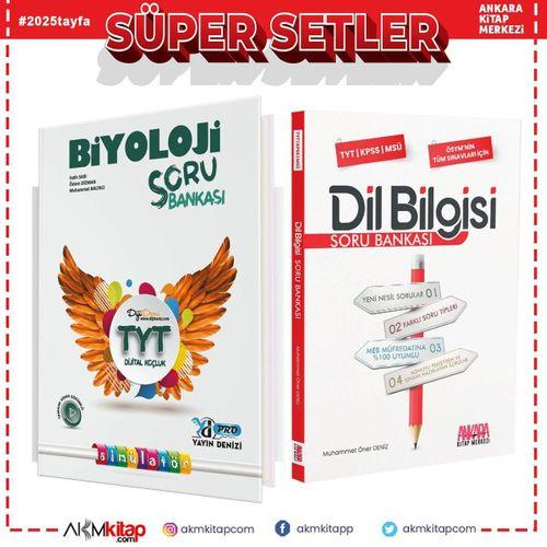 Yayın Denizi TYT Biyoloji Pro ve AKM Dil Bilgisi Soru Bankası Seti 2 Kitap