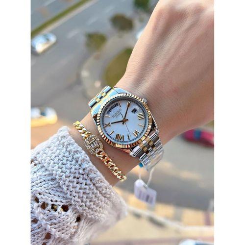 Jg.Polo Club Çelik Kasa & Kordon Kararma Ve Renk Atma Yapmaz Kadın Kol Saati+Bileklik JG01808.2