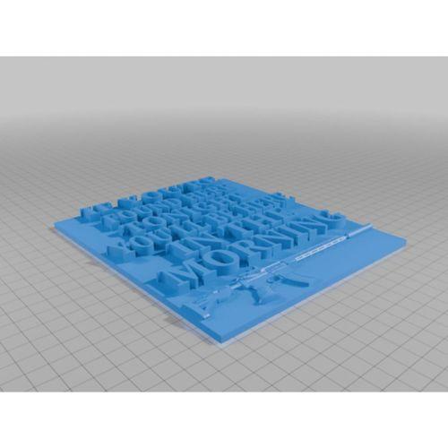 Epic Gun Tabelası (Bu ürün Sadece Plastik parçadır - Almadan Önce Soru Sorabilirsiniz)