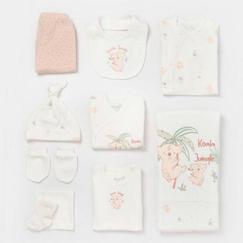 Bibaby Biorganic Koala Jungle 10'Lu Hastane Çıkış Seti 63226 Pembe