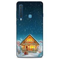 Samsung Galaxy A9 2018 Kılıf Snowix (8) Baskılı Kılıf Lacivert