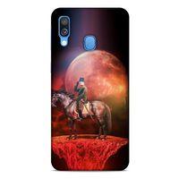 Samsung Galaxy A40 Kılıf Atatürk (49) Ultra Silikon Kılıf Uzay