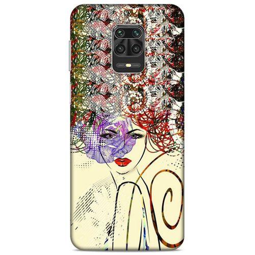 Lopard Xiaomi Redmi Note 9 Pro Uyumlu Kılıf Sürreal Yüzler ♀ (19) Kılıfları Baskılı