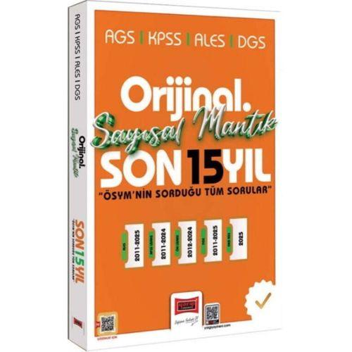 2026 KPSS AGS ALES DGS Orijinal Sayısal Mantık Son 15 Yıl Çıkmış Sorular Yargı Yayınları