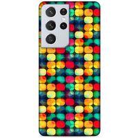 Lopard Samsung Galaxy S21 Ultra Uyumlu Kılıf Geometrix (56) Silikon Kılıf