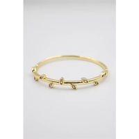 Taşlı Vip Bilezik - Altın