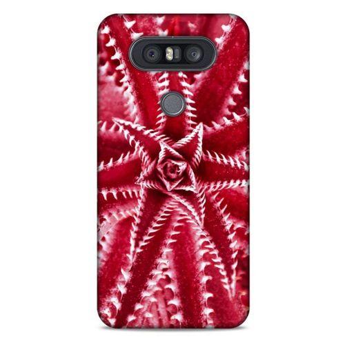 Lopard LG K41S - K51S Uyumlu Kılıf Bahar (27) Tasarımlı Kılıf Kırmızı