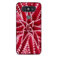 Lopard LG K41S - K51S Uyumlu Kılıf Bahar (27) Tasarımlı Kılıf Kırmızı