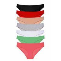 7 adet Süper Eko Set Likralı Kadın Slip Külot Set 3