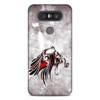 Lopard LG K41S - K51S Uyumlu Kılıf Tattoo's (43) Thin Fit Kılıf Pipolu Kızılderili