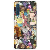 Samsung Galaxy A9 2018 Uyumlu Kılıf Rick And Morty (33) Hybrid Kılıf Killer Rick