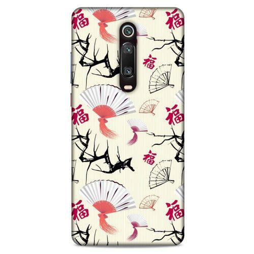 Xiaomi Redmi K20 Pro Kılıf Japonya (44) Tough Armor Kılıf Japon Yelpazesi Çiçeği