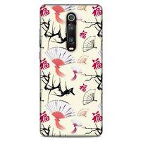 Xiaomi Redmi K20 Pro Kılıf Japonya (44) Tough Armor Kılıf Japon Yelpazesi Çiçeği