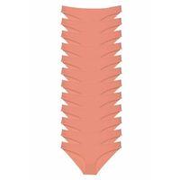 12 adet Süper Eko Set Likralı Kadın Slip Külot Pudra