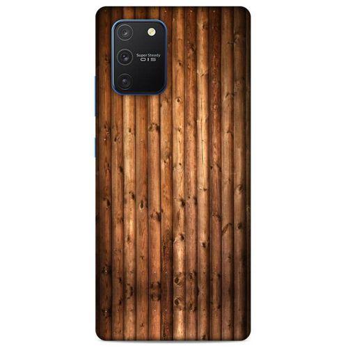 Lopard Samsung Galaxy S10 Lite Uyumlu Kılıf Wood'X (9) Kılıf Baskılı