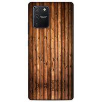 Lopard Samsung Galaxy S10 Lite Uyumlu Kılıf Wood'X (9) Kılıf Baskılı