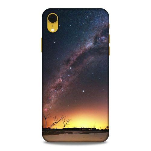 Lopard Apple iPhone XR Uyumlu Kılıf Gece'S (30) Silicone Case Sarı Lacivert