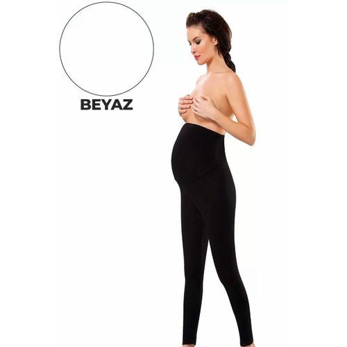 Beyaz Hamile ( Lohusa ) Penye Tayt - 560