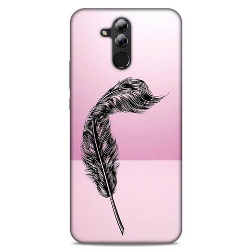 Lopard Huawei Mate 20 Lite Uyumlu Kılıf Tattoo's (29) Arka Koruma Kılıfı Tüy Dövmesi