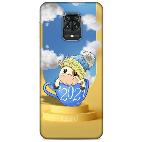 Xiaomi Redmi Note 9S Kılıf FunnyMaX (3) Kapak Sarı Kupa Köpek