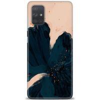 Samsung Galaxy A71 Kılıf HD Baskılı Kılıf - Renk Bulutu + Tam Ekran Koruyucu