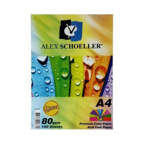 ALEX 10 RENK FOTOKOPİ KAĞIDI A4 100'lü KARIŞIK (ALEX-779)