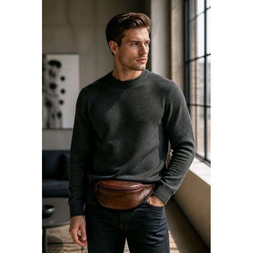 David Jones Suni Deri Orijinal Bel Çantası