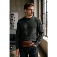 David Jones Suni Deri Orijinal Bel Çantası