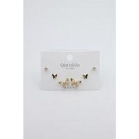 Çoklu Set Küpe - Altın