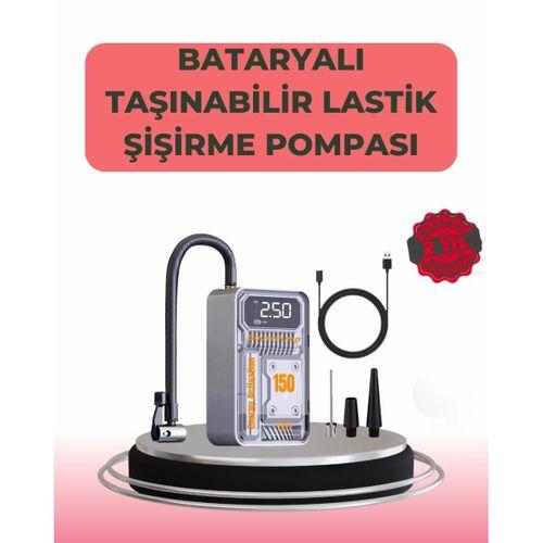 Çok Fonksiyonlu Araç, Bisiklet, Top Uyumlu Elektrikli Hava Pompası
