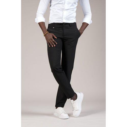 Slimfit İnce Çizgili Beli İplikli Ve Lastikli Likralı Yazlık Jogger Pantolon