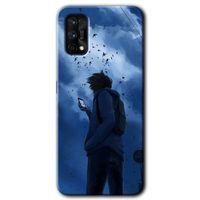 Potkal Hediye Fabrikası Realme 7 Pro Kılıf HD Desen Baskılı Arka Kapak - Sonbahar Yalnızlığı