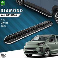 S-Dizayn Fiat Ulysse Kısa Şase Diamond Krom Yan Basamak 213 Cm 2022 Üzeri A+ Kalite