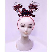 Happy Birthday Neon Kırmızı Doğum Günü Tacı