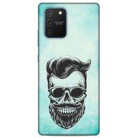 Lopard Samsung Galaxy S10 Lite Uyumlu Kılıf Tattoo's (25) Antişok Kapak Mustache