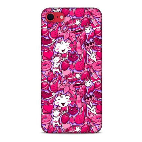 Graffitix (5) Desenli Silikon Kapak Apple iPhone SE 2020 Kılıf